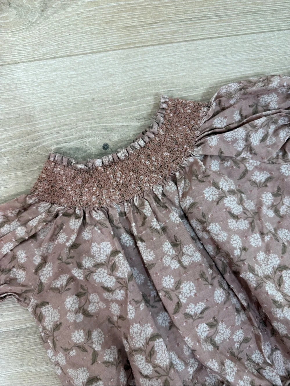Noralee Blush Hydrangea Maddie Romper